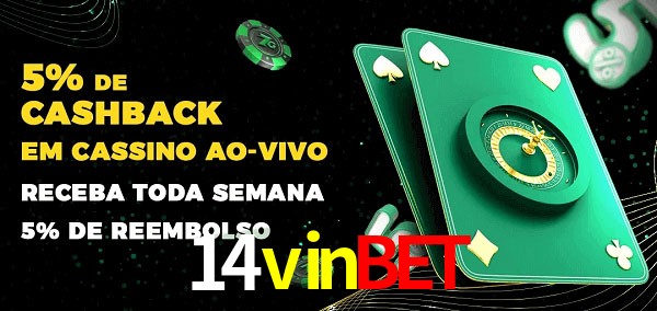 Promoções do cassino ao Vivo 14vinbet
